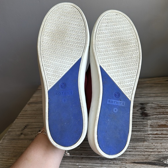 Rothy’s garnet Slip On Sneaker size 9 - Picture 4 of 7